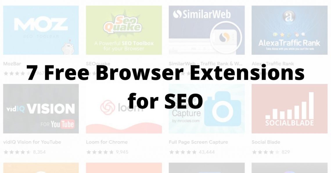 Free Browser Extensions for SEO